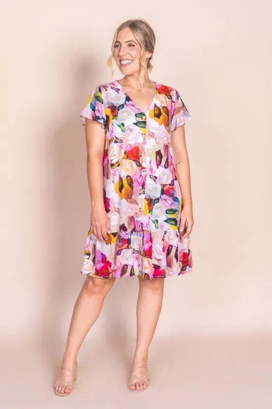 Zimi Floral Dress in Multi sold by Always Alice