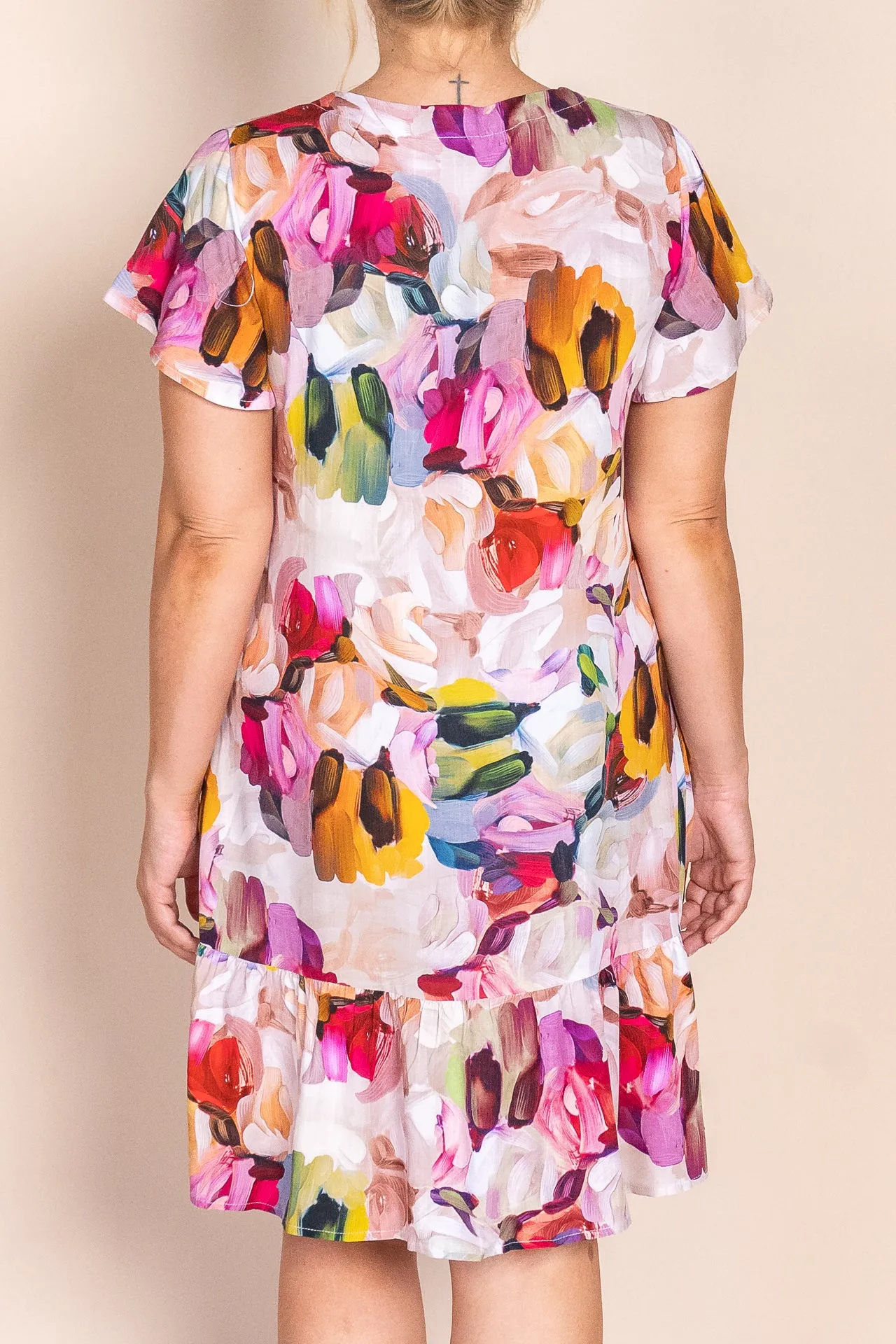 Zimi Floral Dress in Multi sold by Always Alice product image thumbnail 5