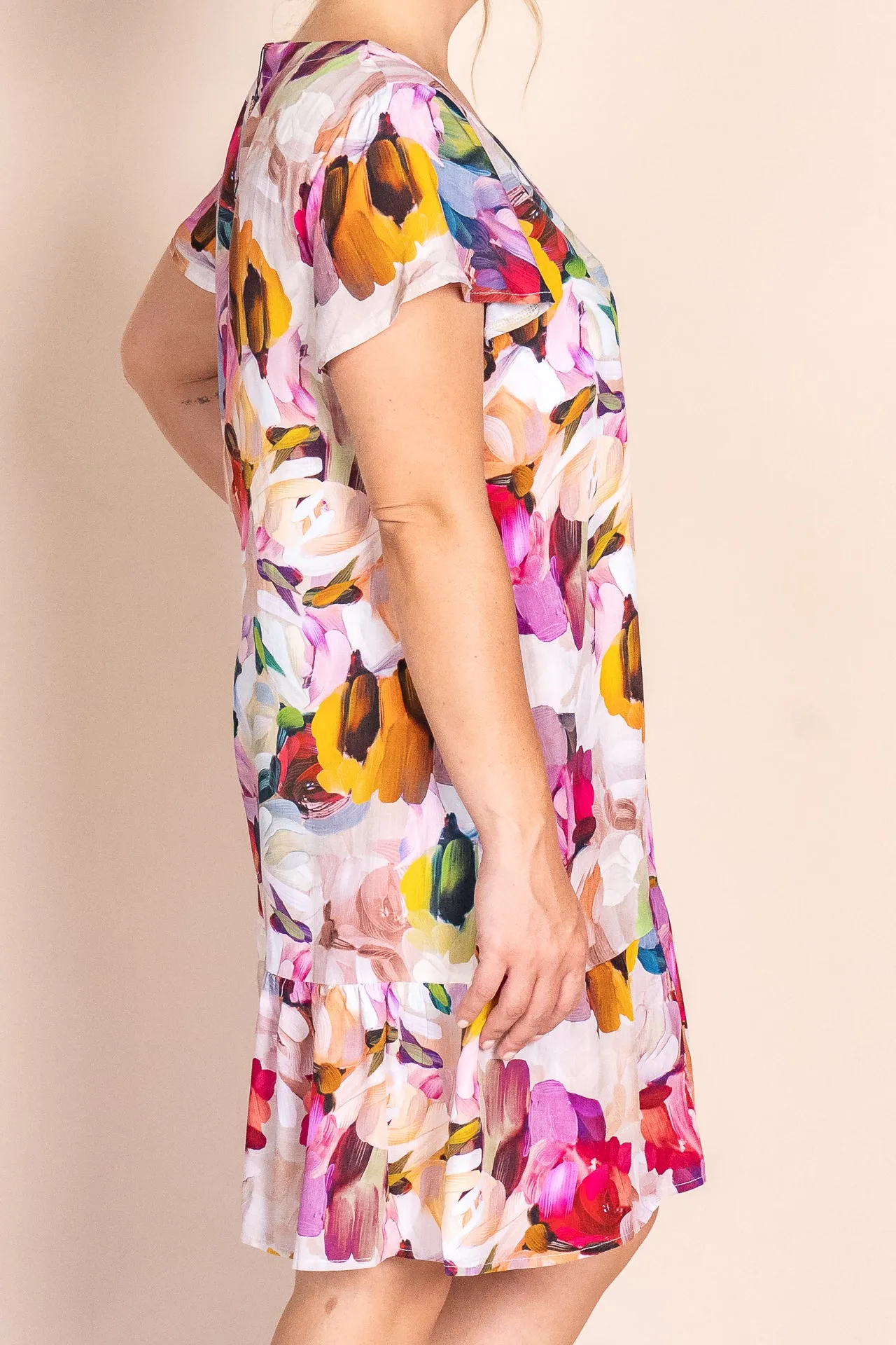 Zimi Floral Dress in Multi sold by Always Alice product image thumbnail 4