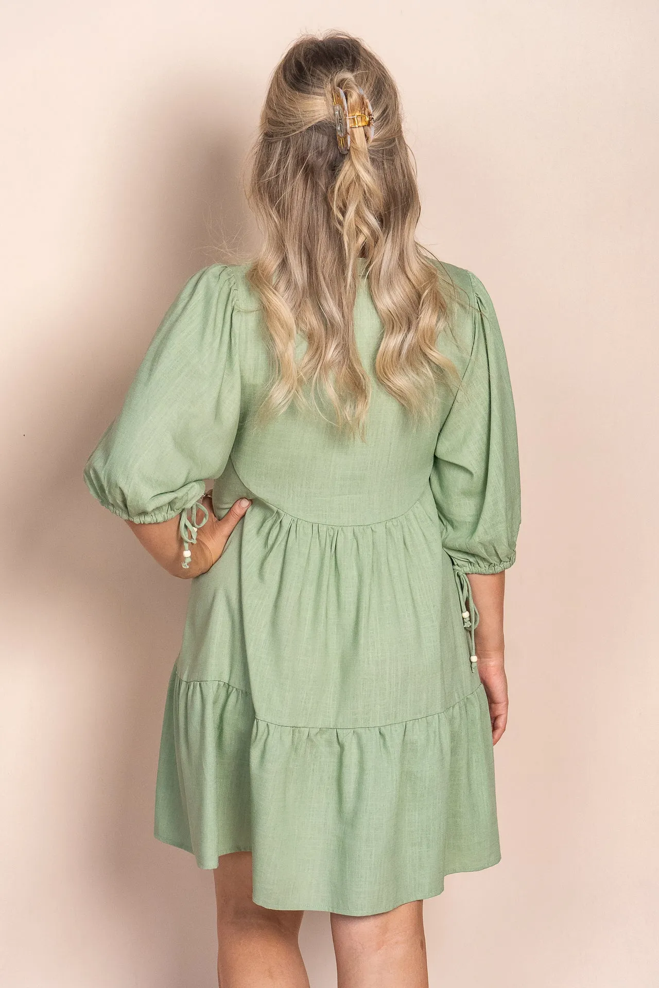 Claudia Dress in Sage sold by Always Alice product image thumbnail 5