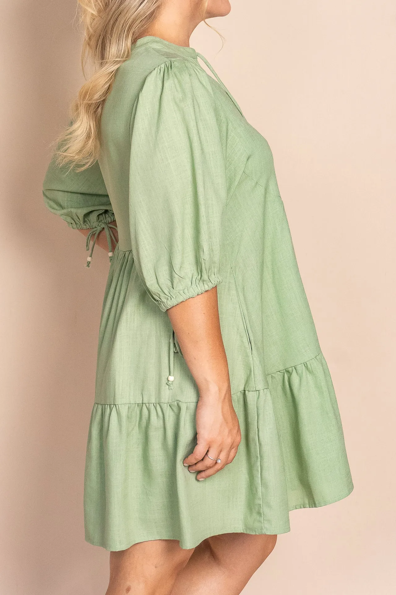 Claudia Dress in Sage sold by Always Alice product image thumbnail 4