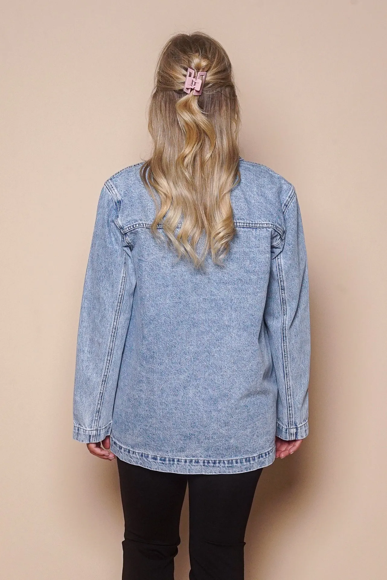 Billie Shacket in Light Blue - All About Eve sold by Always Alice product image thumbnail 4