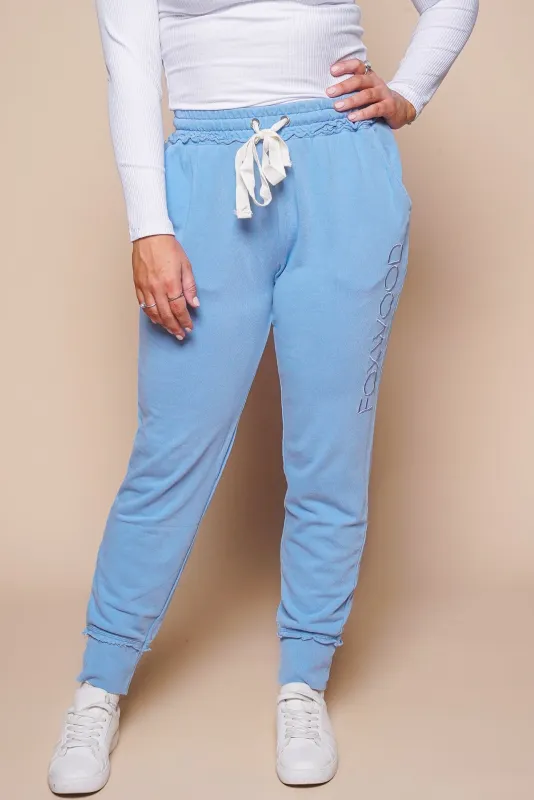 Simplified Track Pants in Blue - Foxwood sold by Always Alice