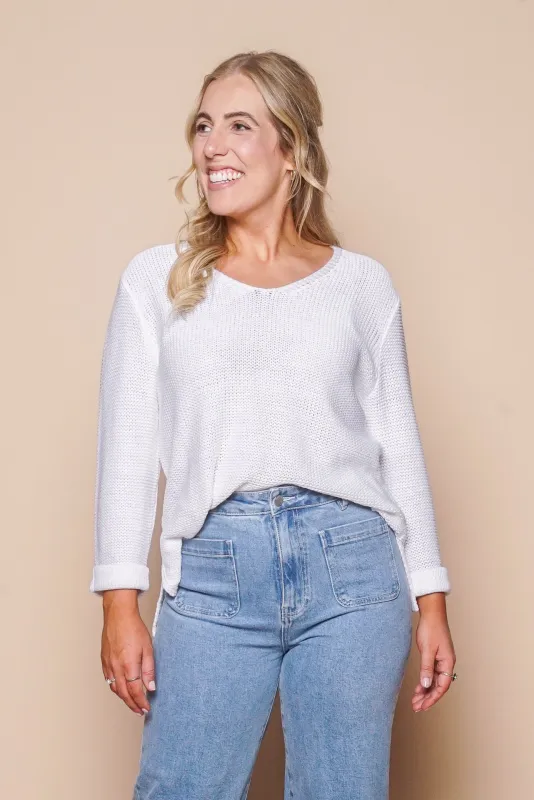 Pim Jumper in White sold by Always Alice