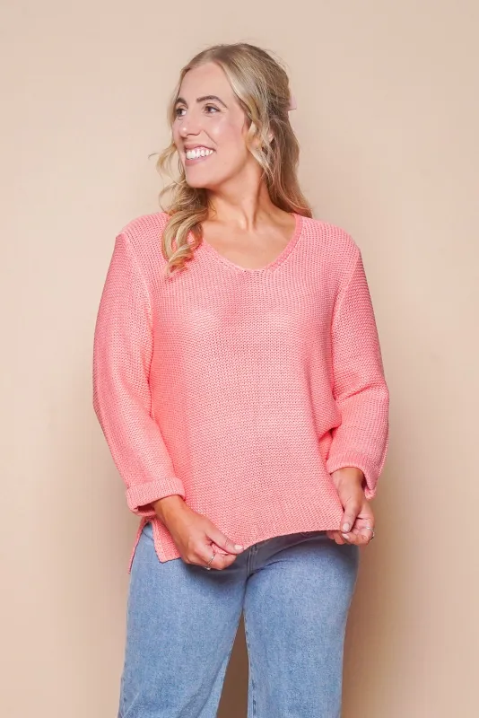 Pim Jumper in Coral sold by Always Alice
