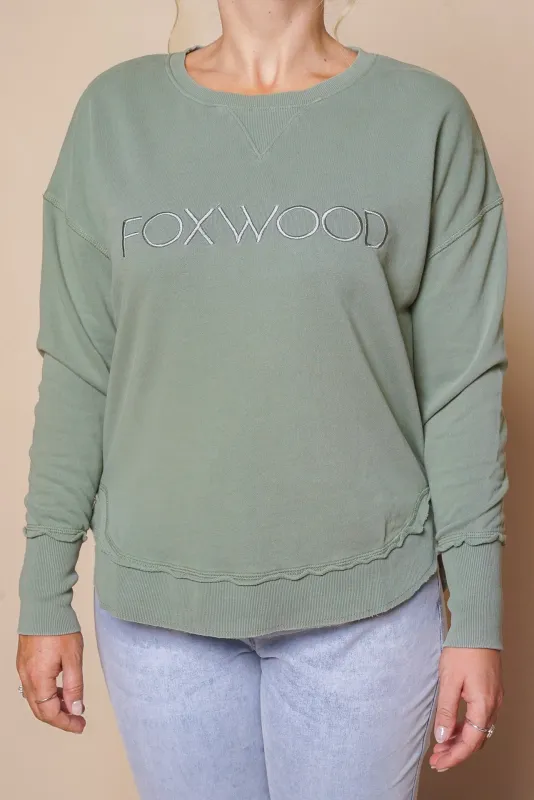 Simplified Crew in Sage - Foxwood sold by Always Alice