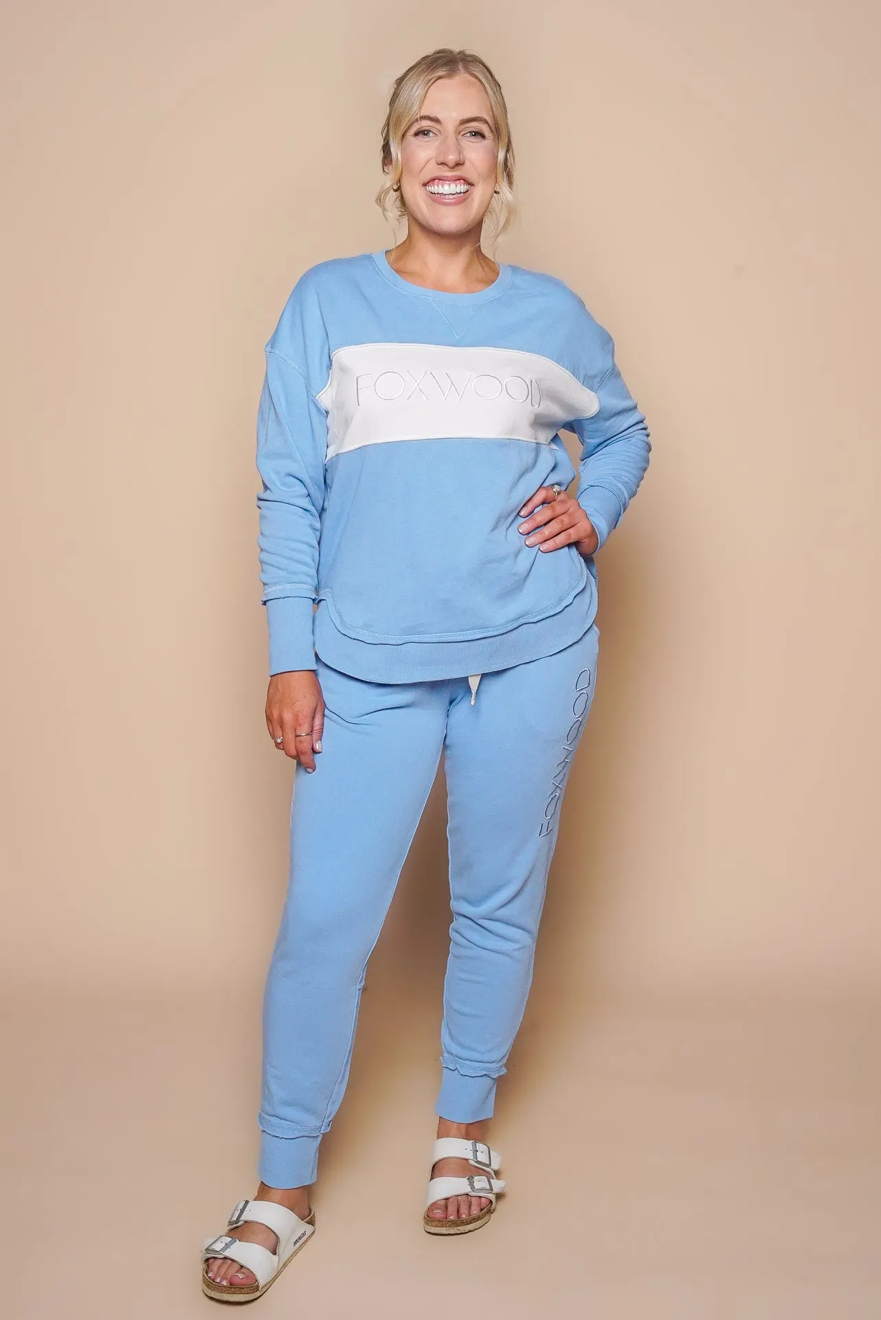 Simplified Tonal Crew in Blue - Foxwood sold by Always Alice product image thumbnail 4