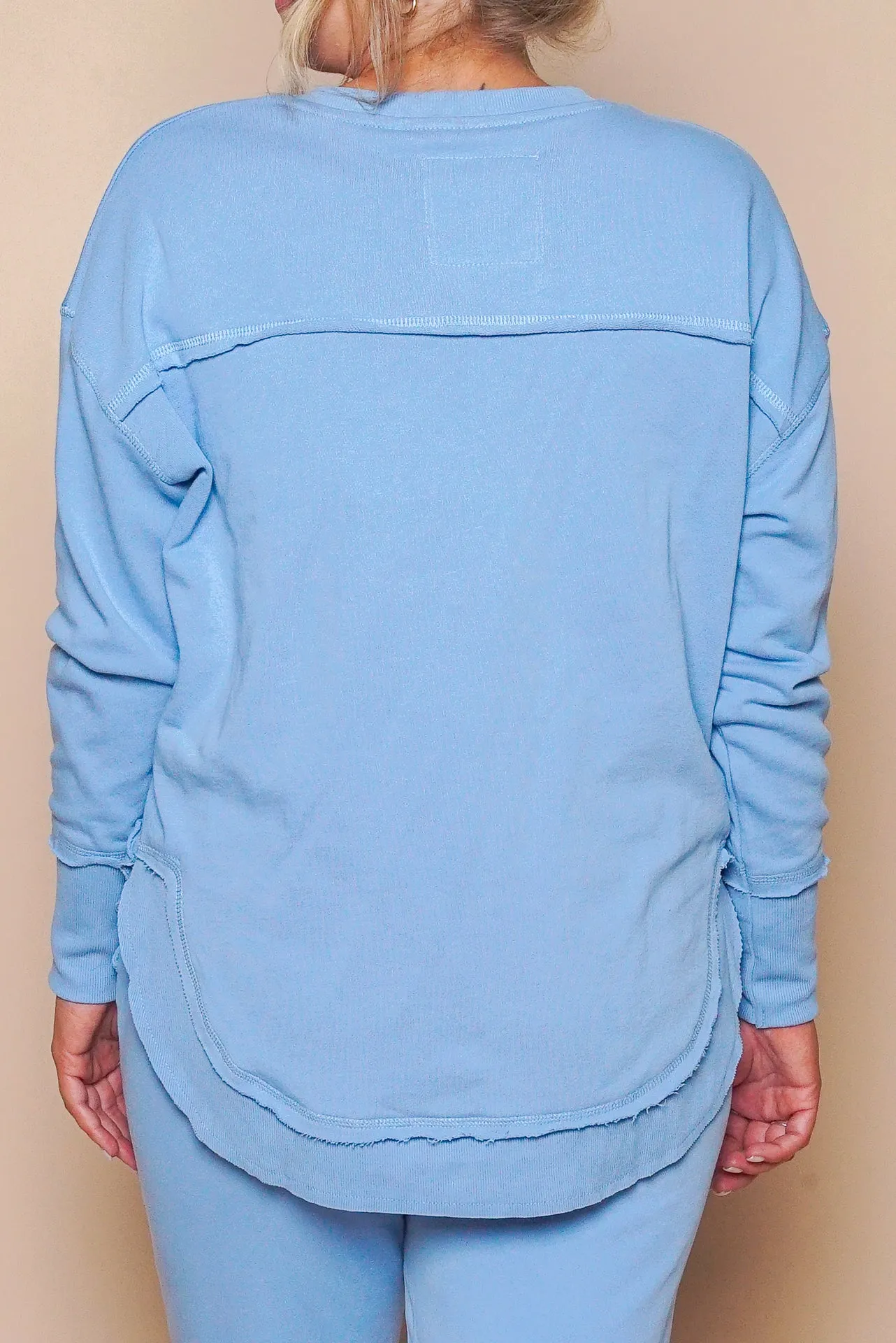 Simplified Tonal Crew in Blue - Foxwood sold by Always Alice product image thumbnail 5