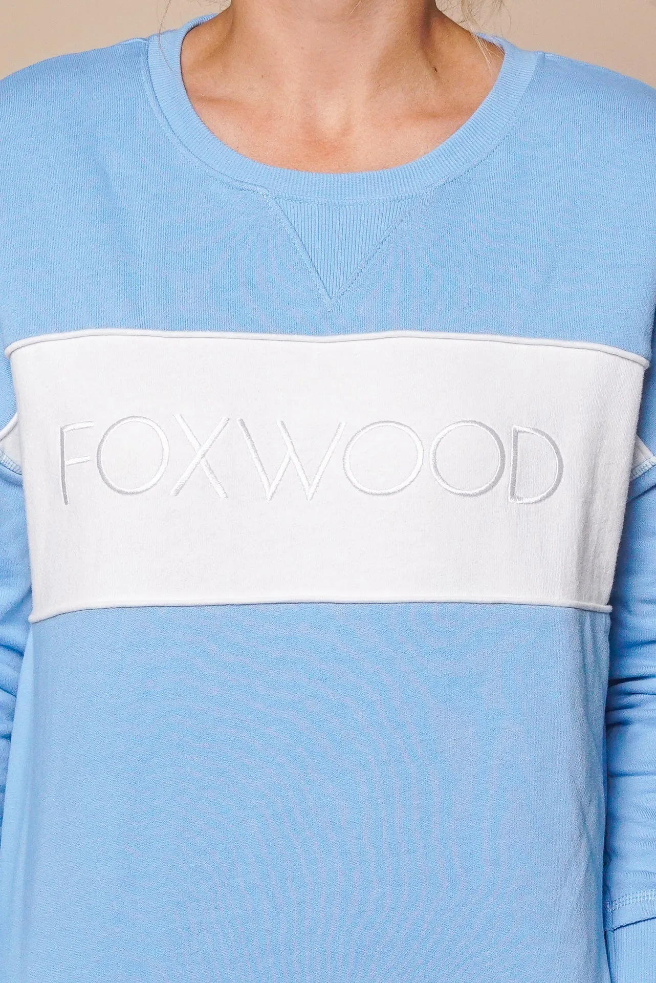 Simplified Tonal Crew in Blue - Foxwood sold by Always Alice product image thumbnail 3