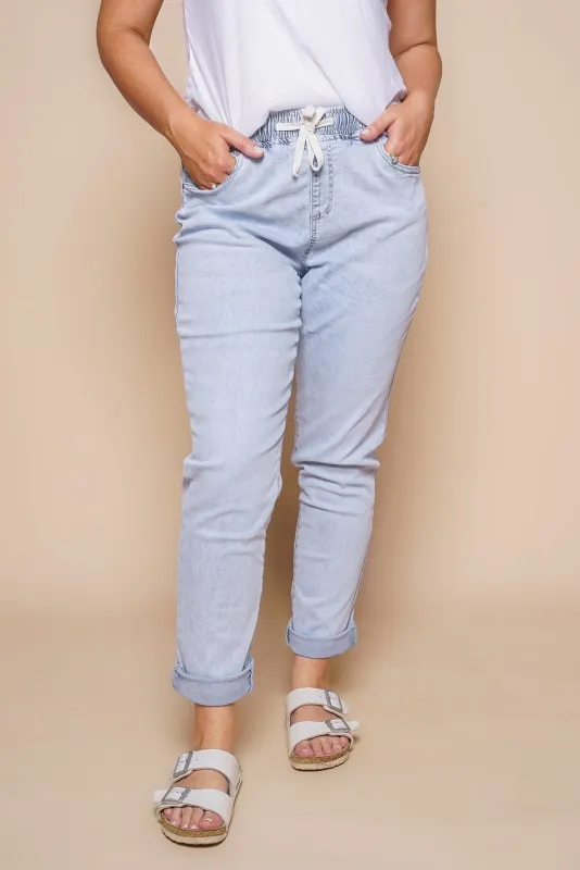 Juliette Joggers in Vintage Pale Blue - Foxwood sold by Always Alice