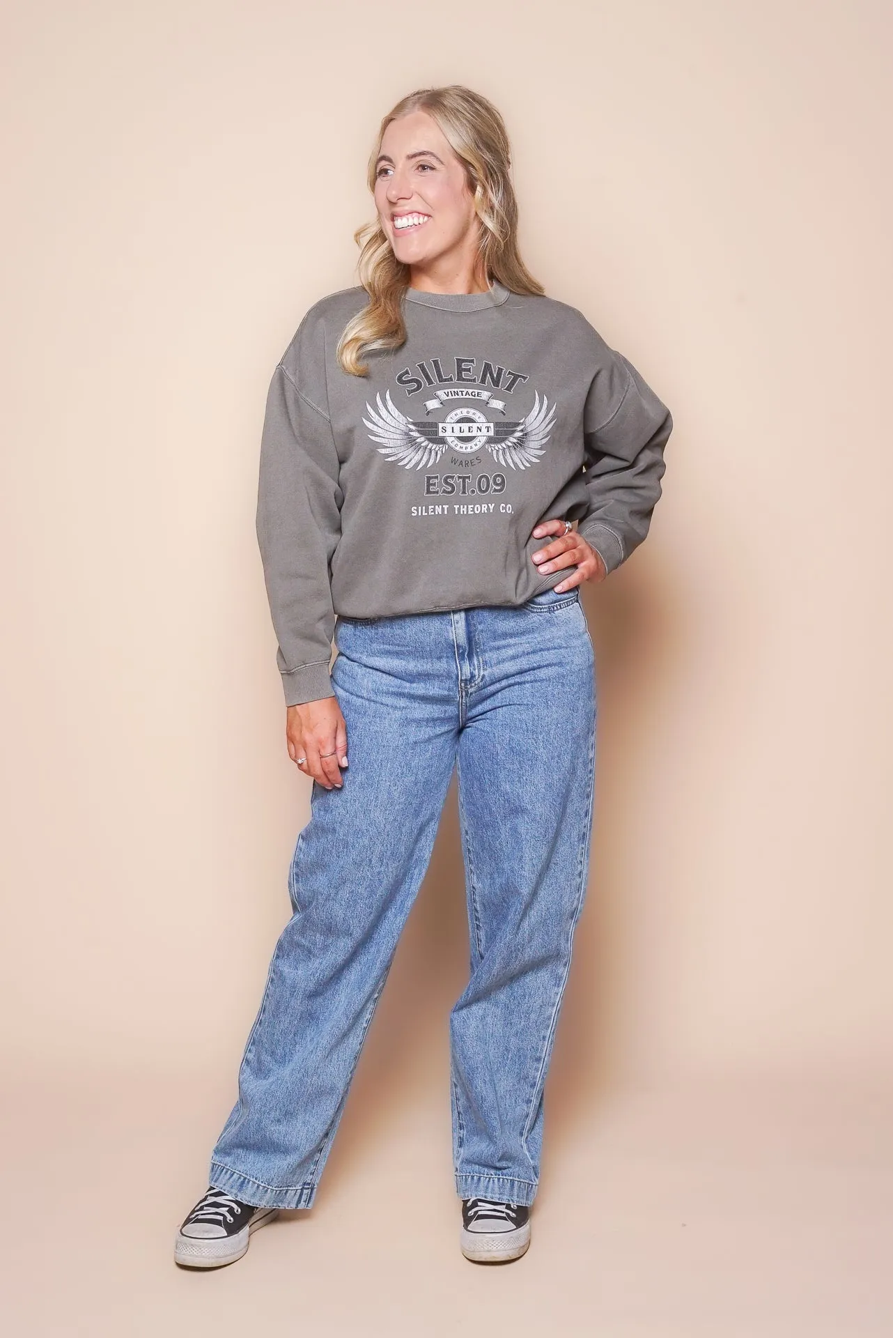 Vintage Crew in Coal - Silent Theory sold by Always Alice product image thumbnail 2