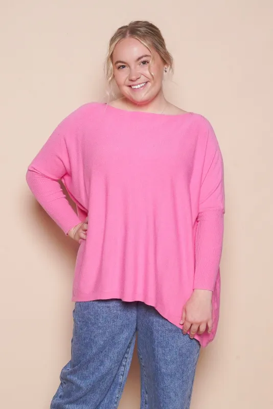 Josephine Jumper in Hot Pink sold by Always Alice