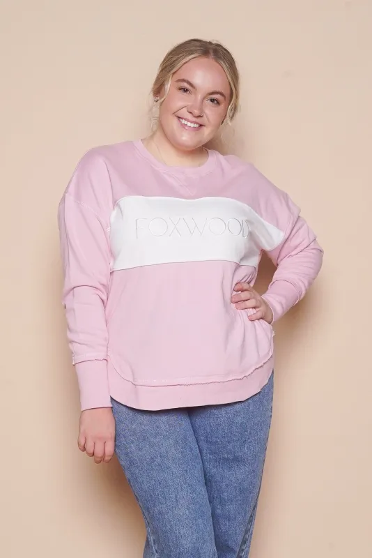 Simplified Tonal Crew in Blossom - Foxwood sold by Always Alice