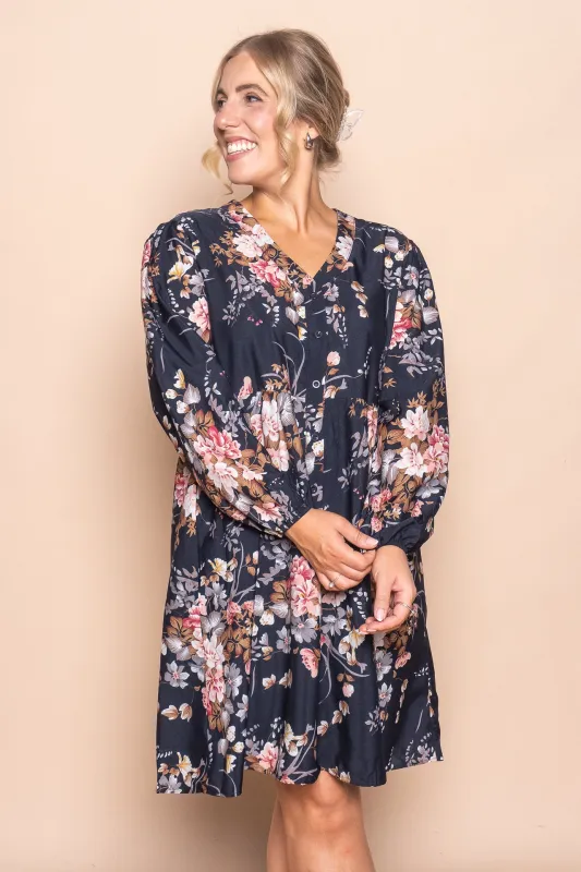 Ella-Ray Floral Dress in Navy sold by Always Alice