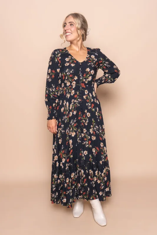 Petra Dress in Navy sold by Always Alice