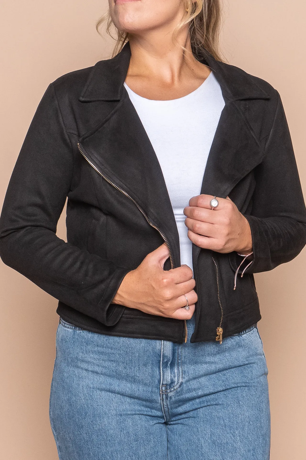 Pamela Biker Jacket in Black sold by Always Alice product image thumbnail 3