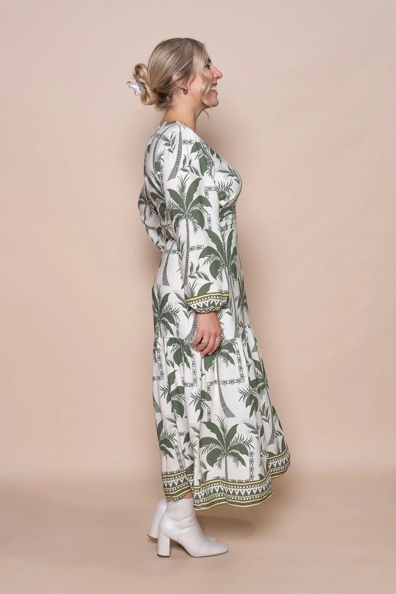 Amber Maxi Dress in Ivory sold by Always Alice product image thumbnail 3