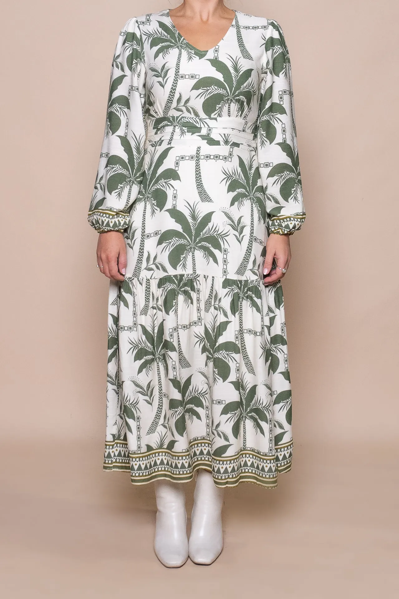 Amber Maxi Dress in Ivory sold by Always Alice product image thumbnail 5