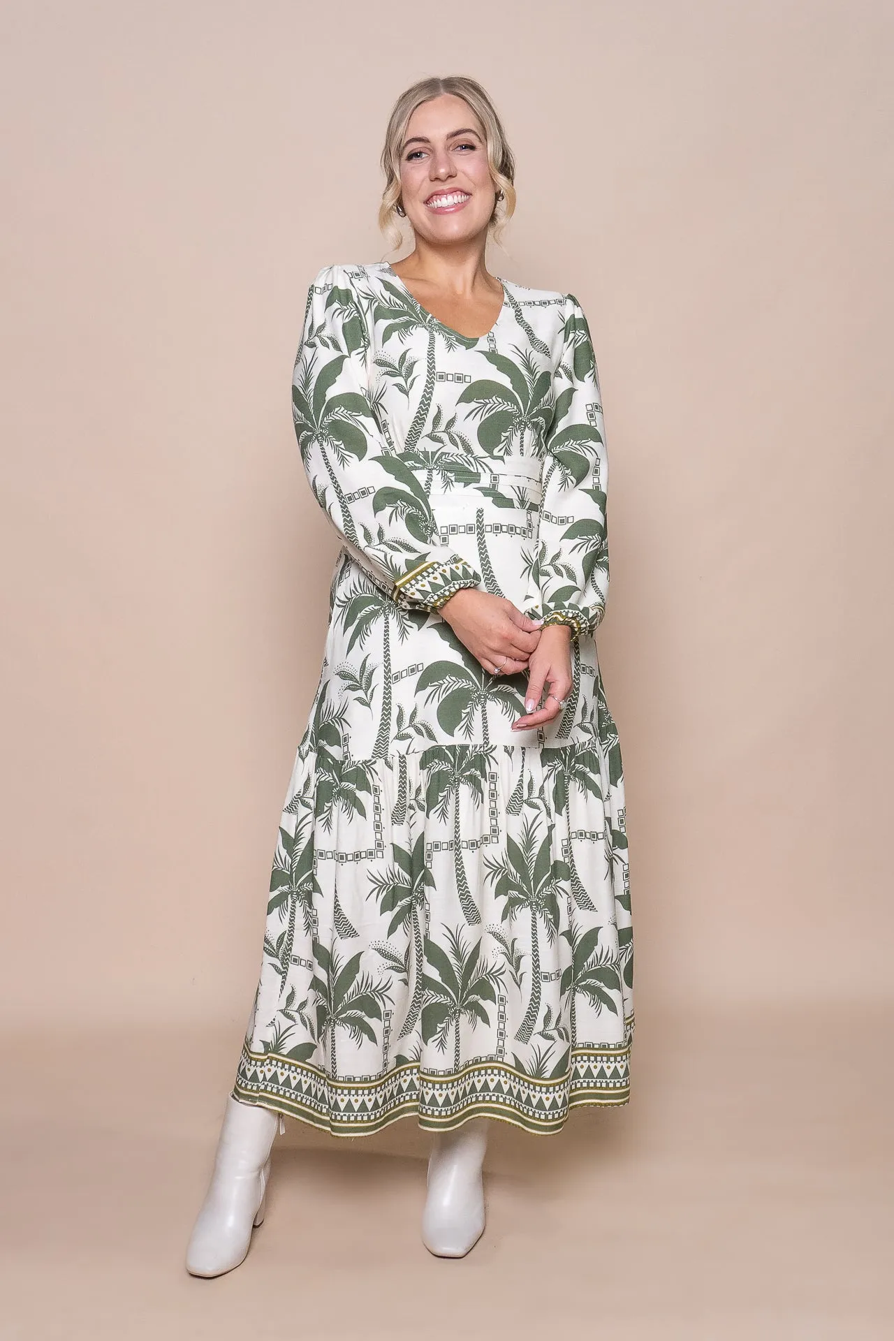 Amber Maxi Dress in Ivory sold by Always Alice product image thumbnail 2