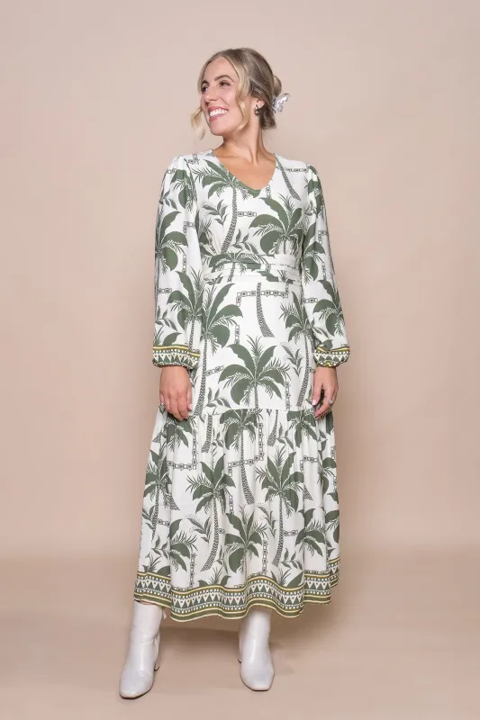 Amber Maxi Dress in Ivory sold by Always Alice