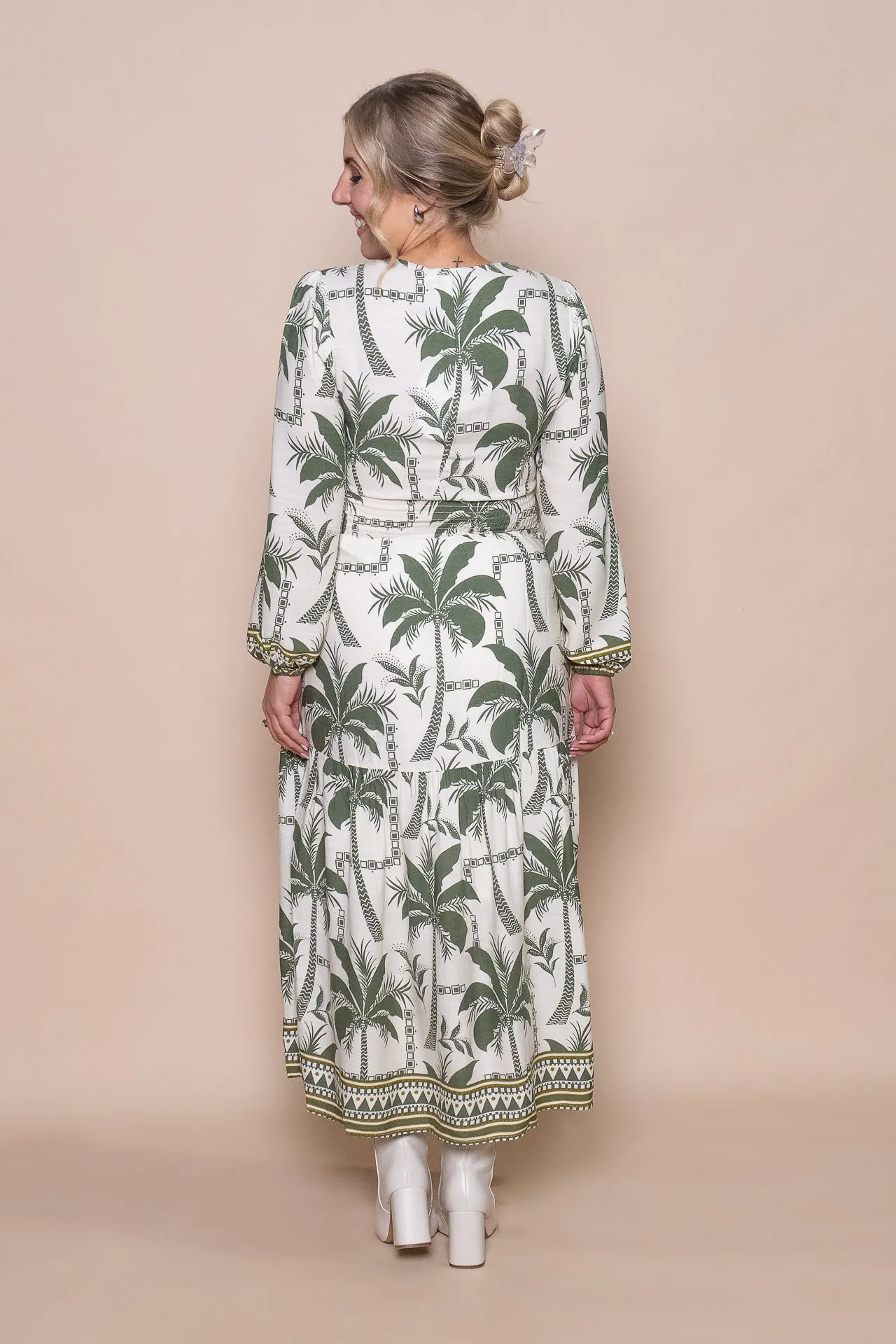 Amber Maxi Dress in Ivory sold by Always Alice product image thumbnail 4