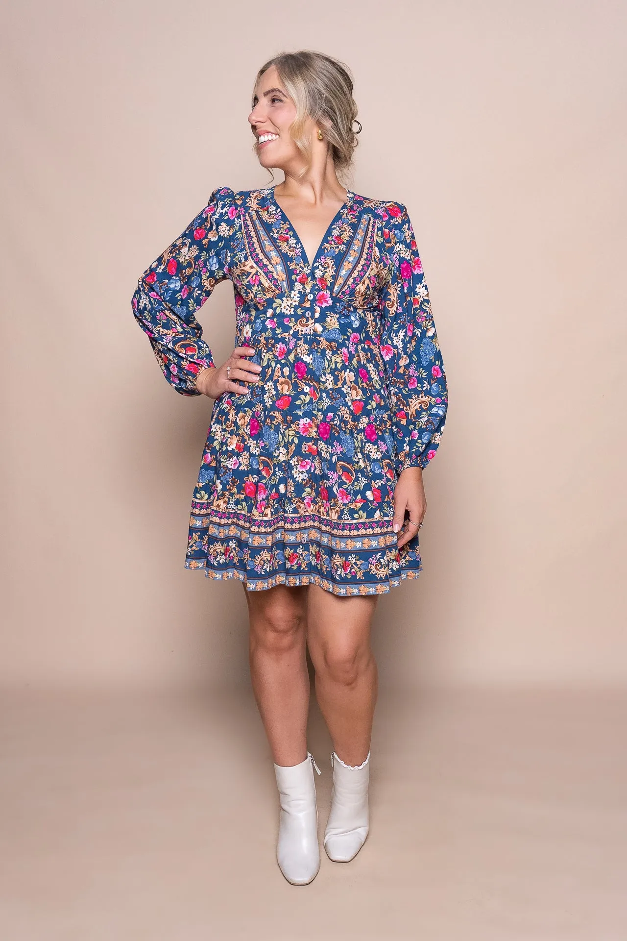 Frenchy Dress in Royal Blue sold by Always Alice product image thumbnail 2