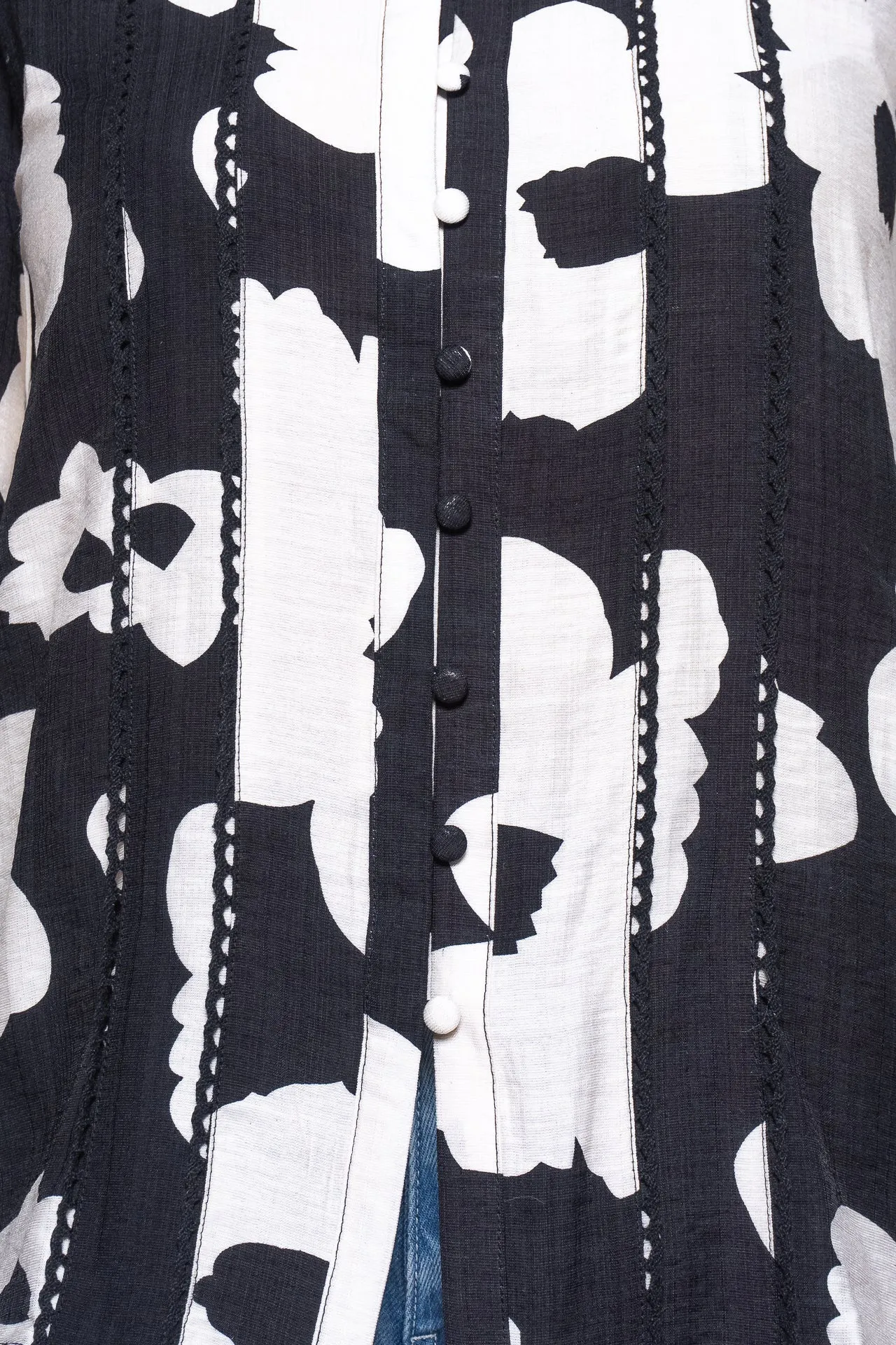 Florie Floral Shirt in Black sold by Always Alice product image thumbnail 5