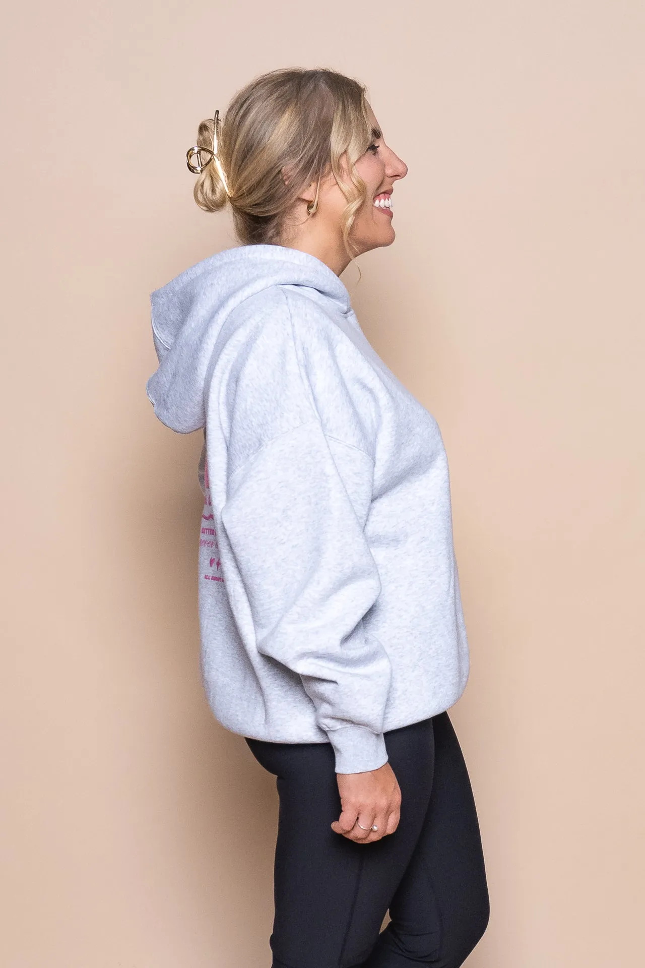 Better Days Hoodie in Snow Marle - All About Eve sold by Always Alice product image thumbnail 4