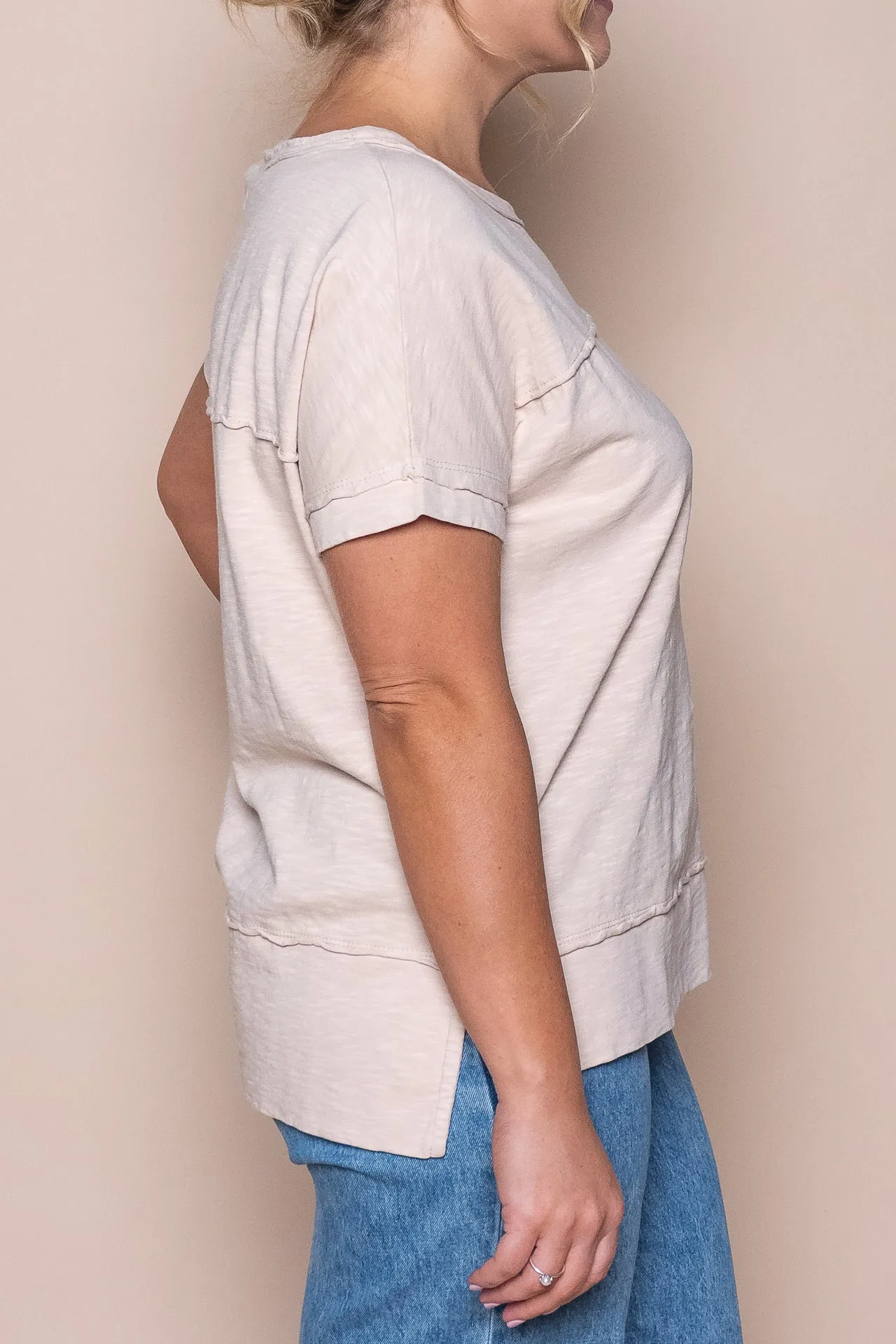 Allison Tee in Oat - Foxwood sold by Always Alice product image thumbnail 4