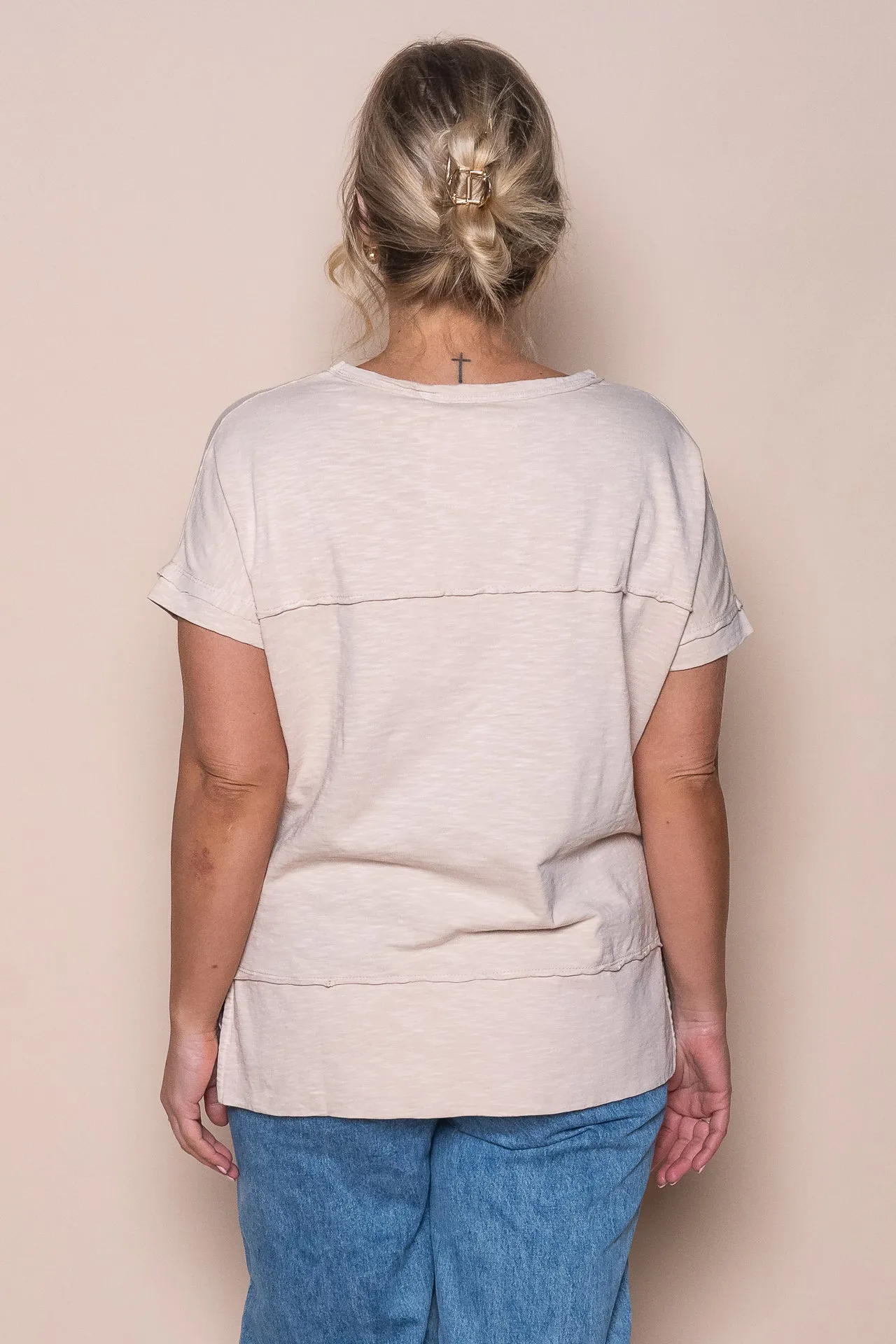 Allison Tee in Oat - Foxwood sold by Always Alice product image thumbnail 5