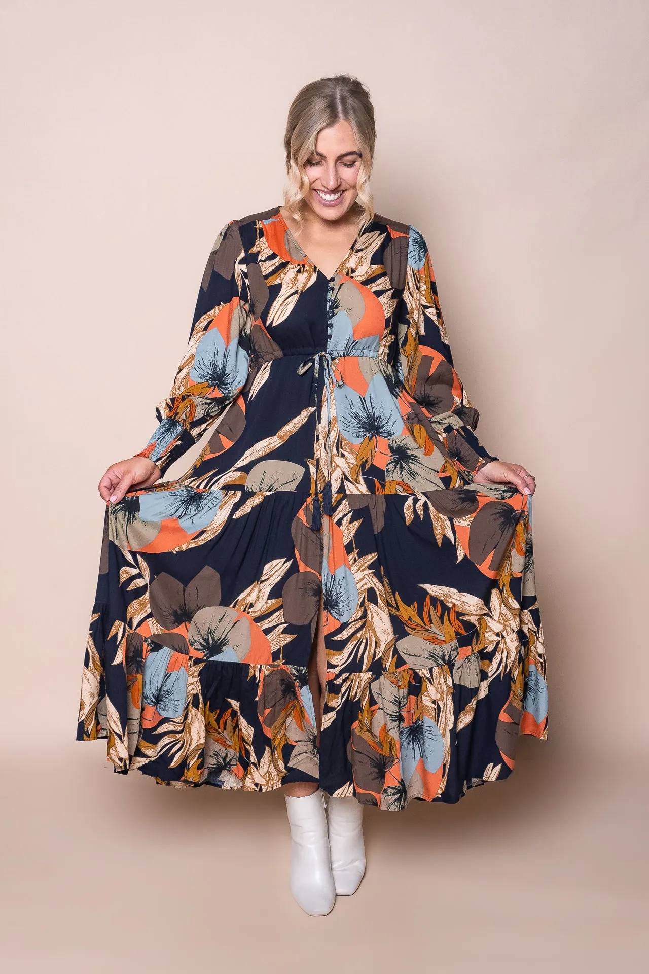 Helen Maxi Dress in Navy sold by Always Alice product image thumbnail 3