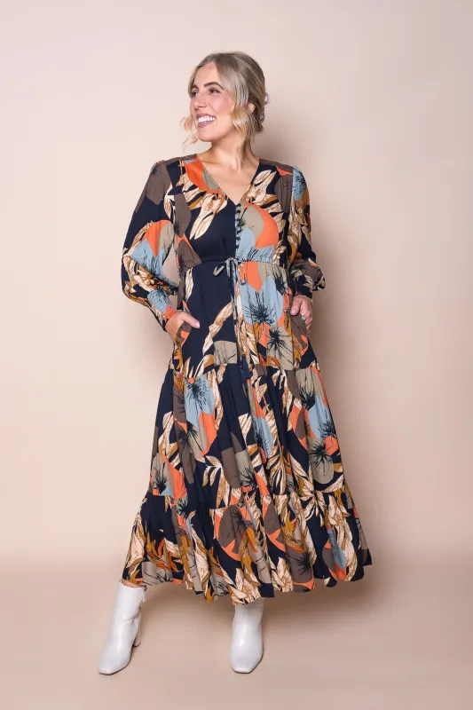 Helen Maxi Dress in Navy sold by Always Alice