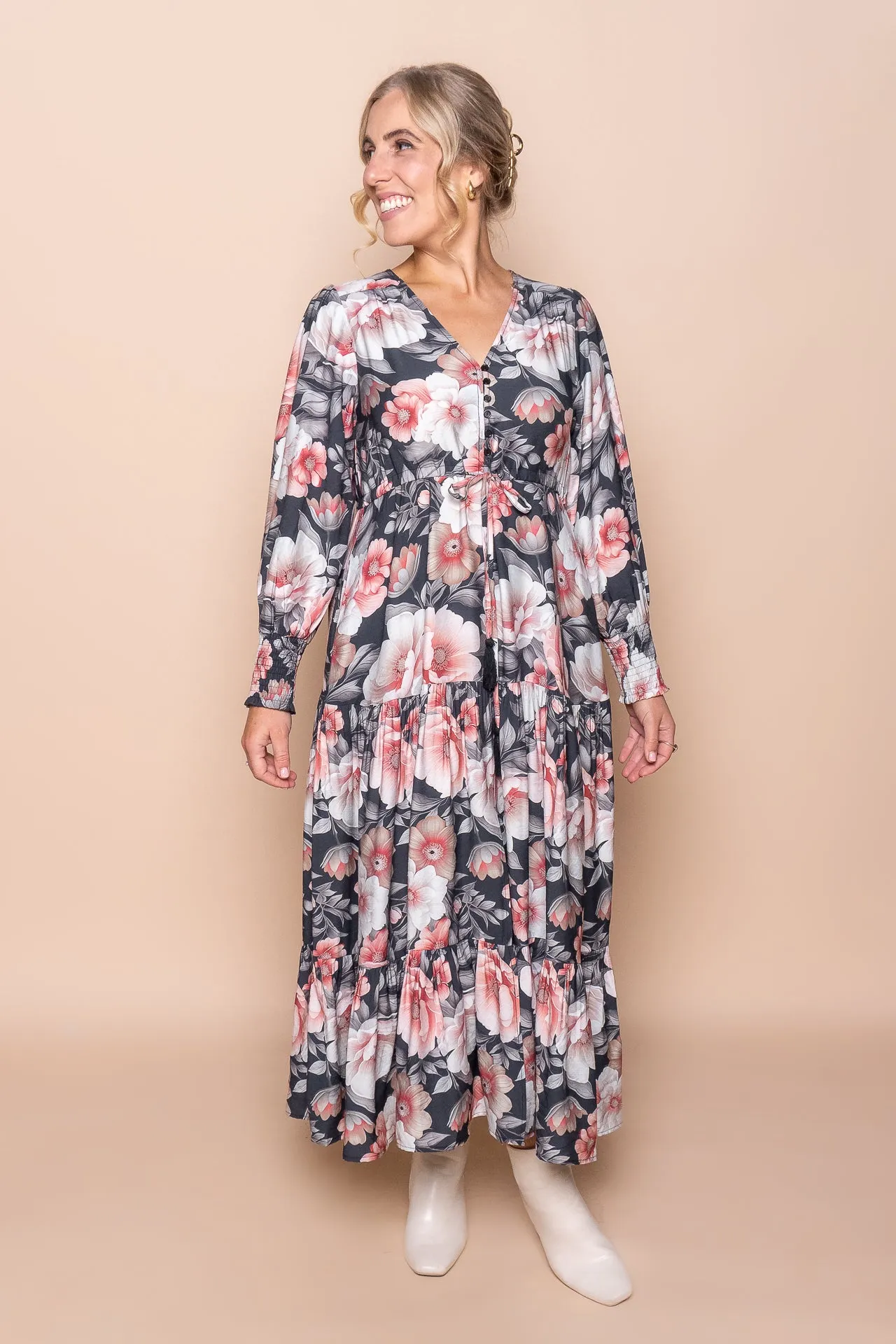Audrina Maxi Dress in Black sold by Always Alice product image thumbnail 3