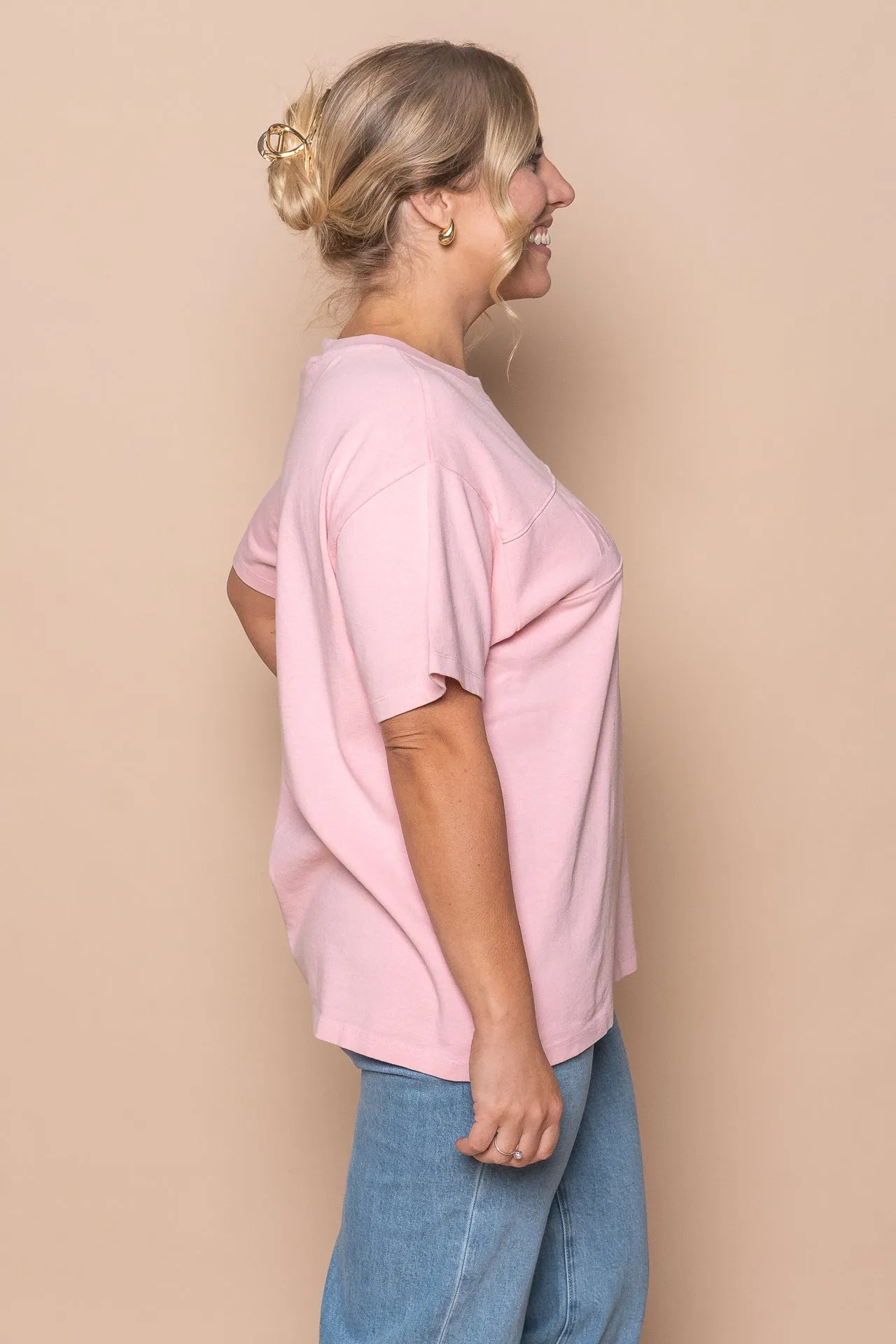 Vital Washed Oversized Tee in Pink - All About Eve sold by Always Alice product image thumbnail 5