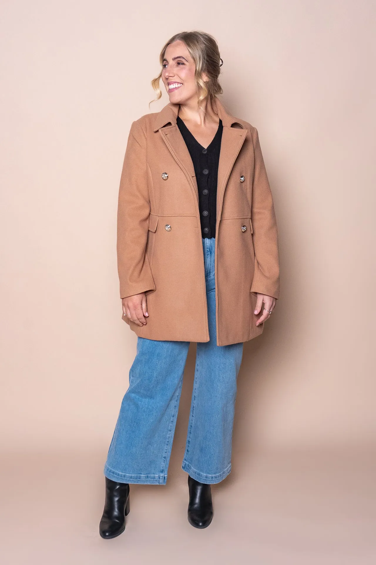 Odessa Coat in Camel sold by Always Alice product image thumbnail 3