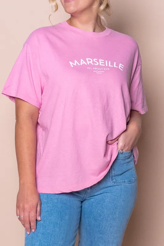 Marseille O/S Tee in Mauve - All About Eve sold by Always Alice