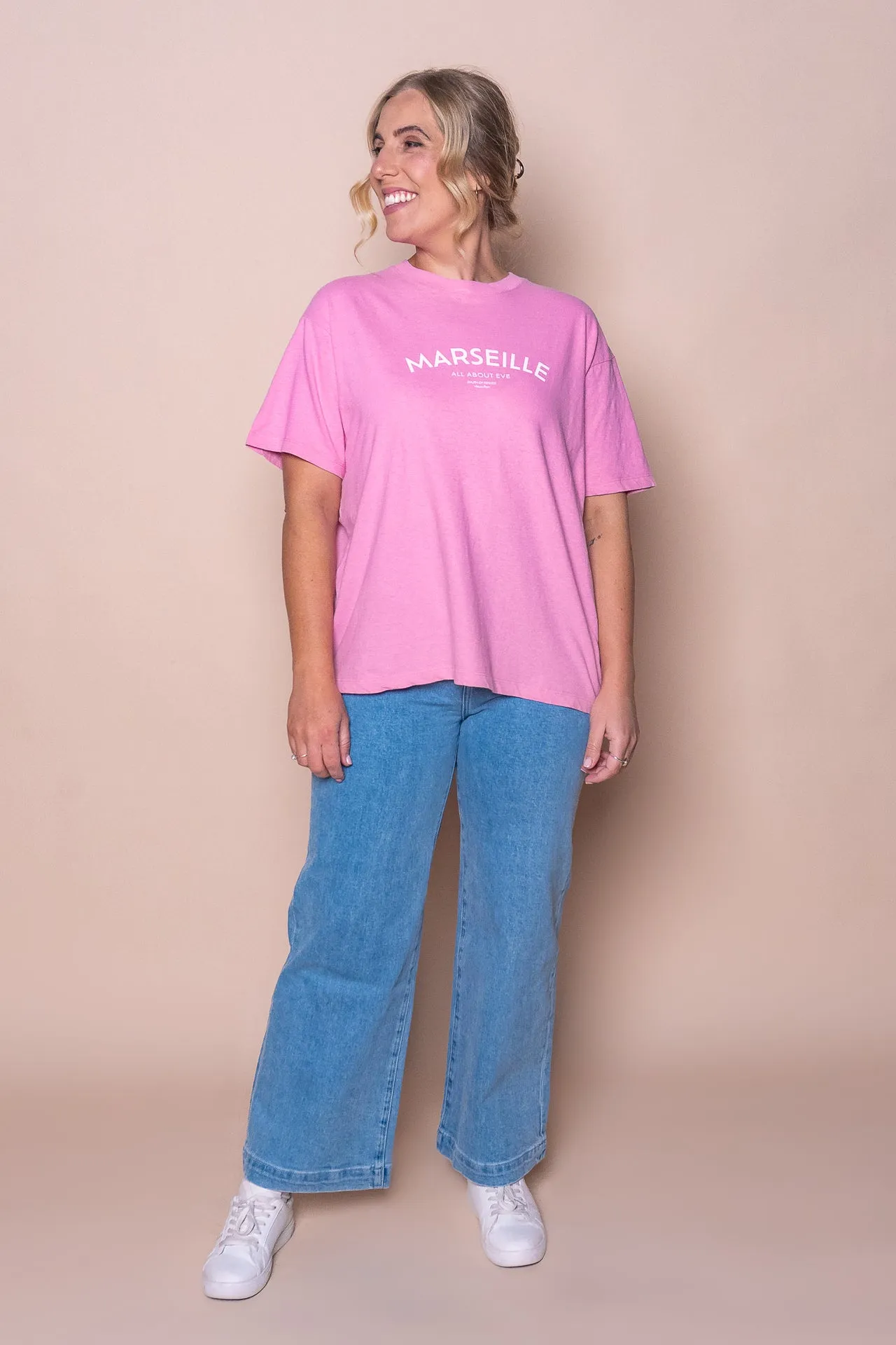 Marseille O/S Tee in Mauve - All About Eve sold by Always Alice product image thumbnail 2