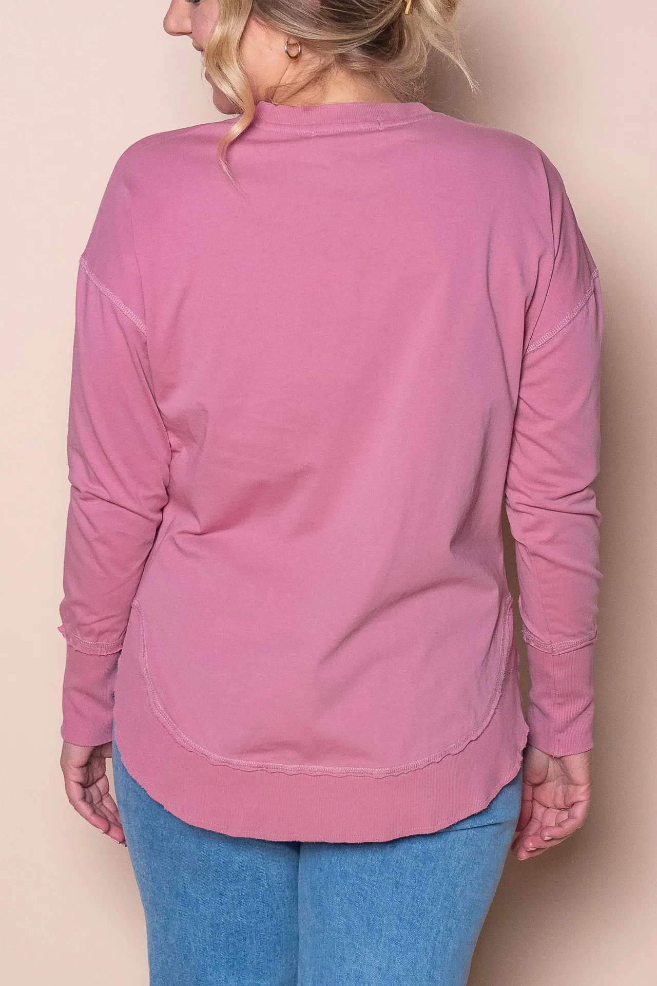 Farrah Long Sleeve Top in Rose Pink - Foxwood sold by Always Alice product image thumbnail 5