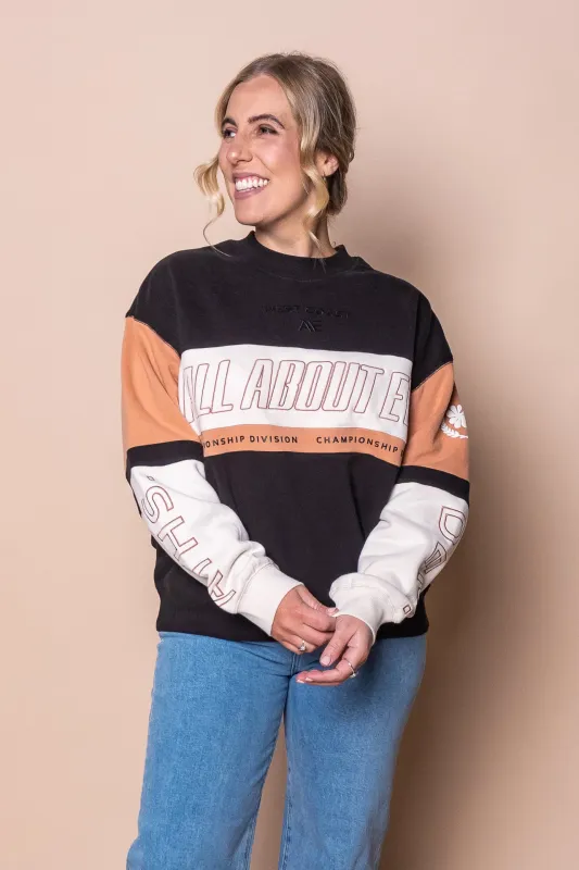 Performance Slouch Panel Crew in Black - All About Eve sold by Always Alice