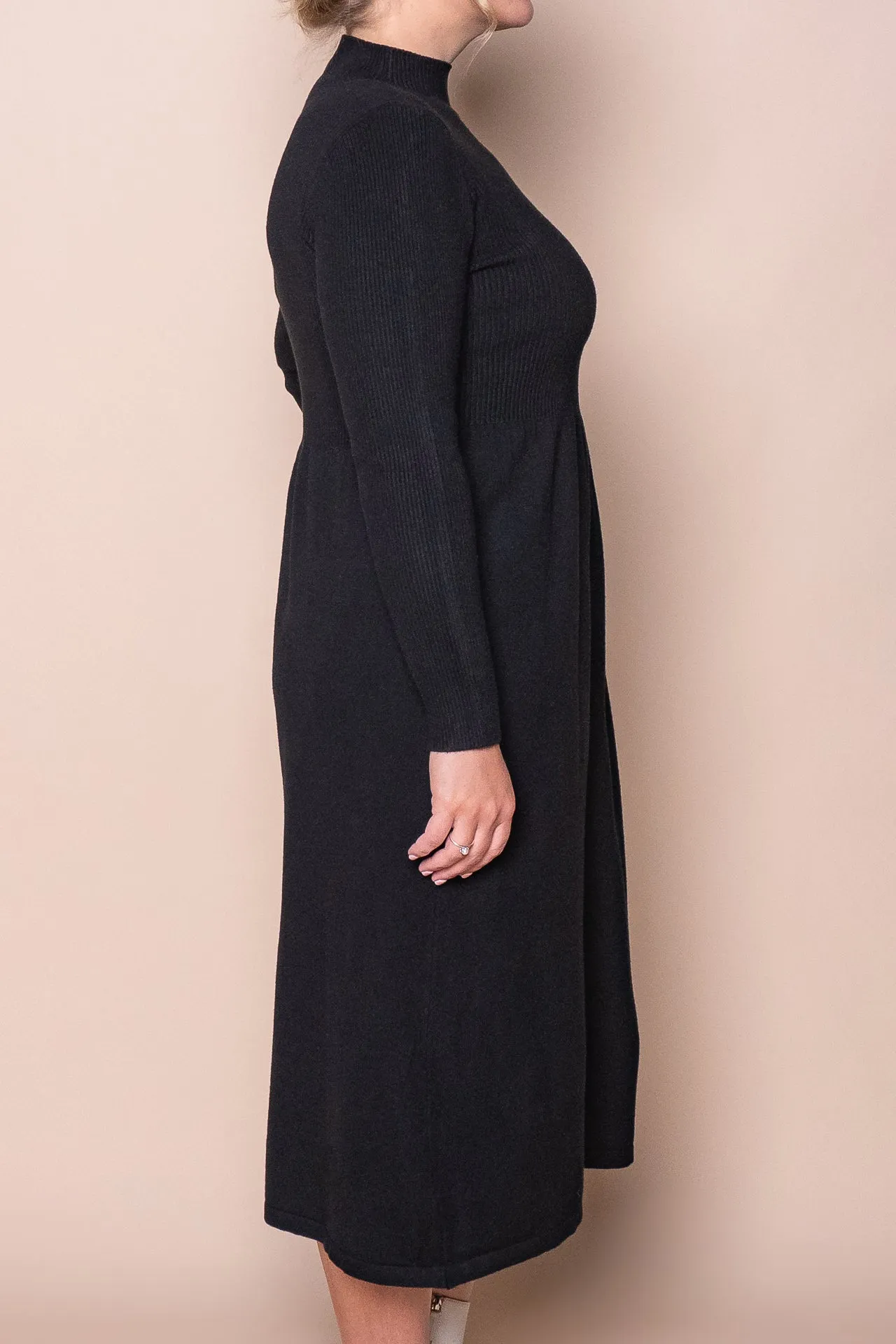 Jennifer Long Sleeve Dress in Black sold by Always Alice product image thumbnail 4