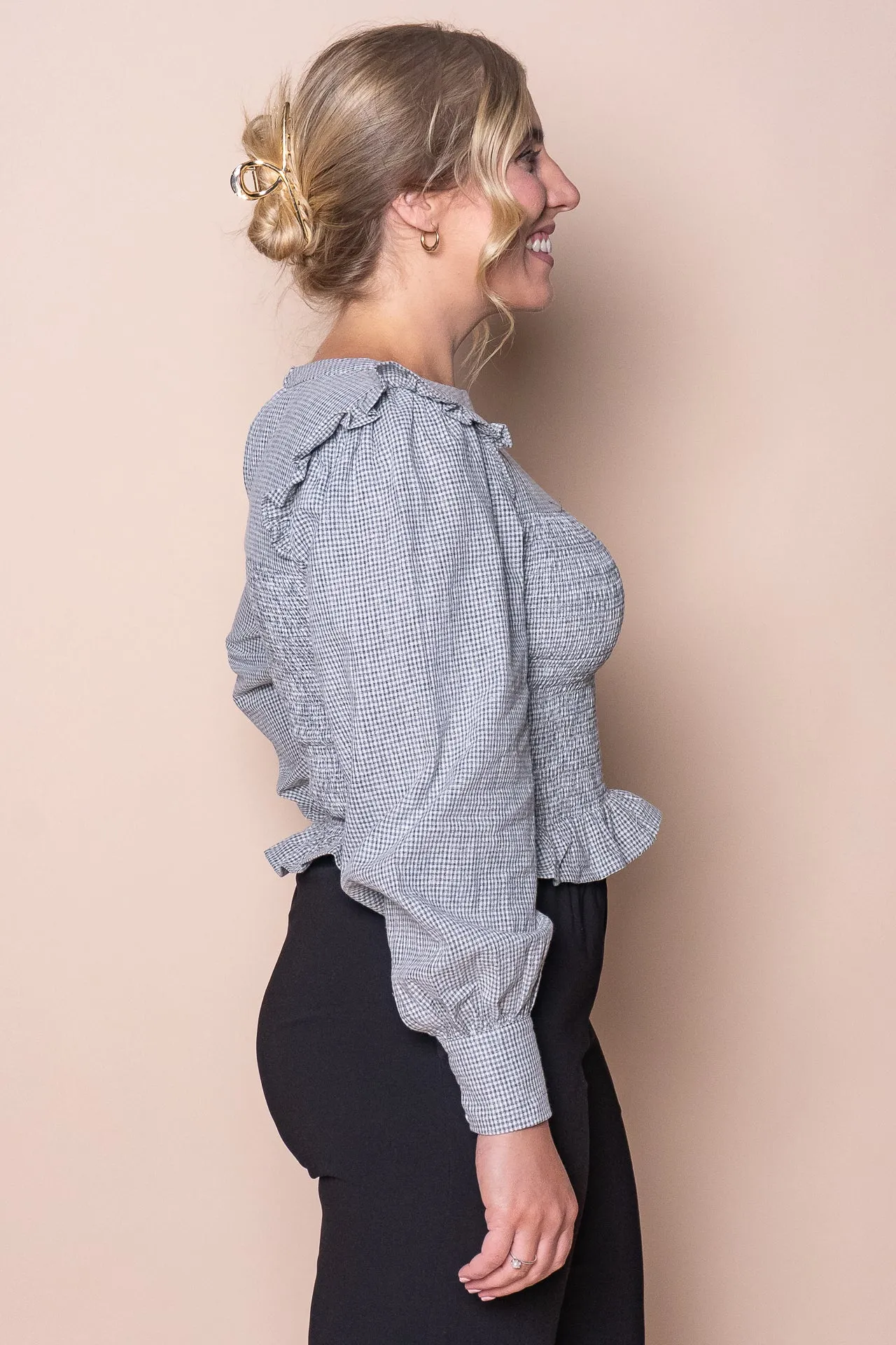 Remy L/S Top in Check - All About Eve sold by Always Alice product image thumbnail 4