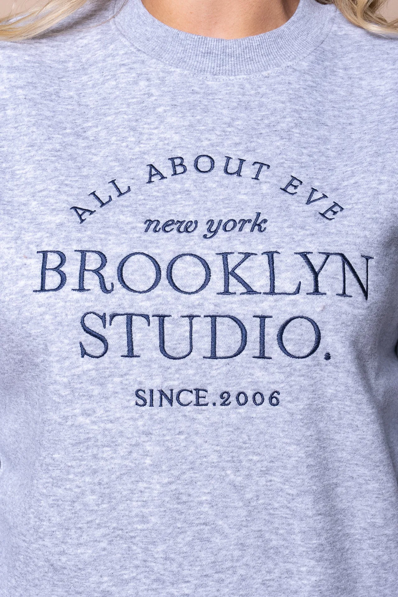 Brooklyn Regular Crew in Grey Marle - All About Eve sold by Always Alice product image thumbnail 3