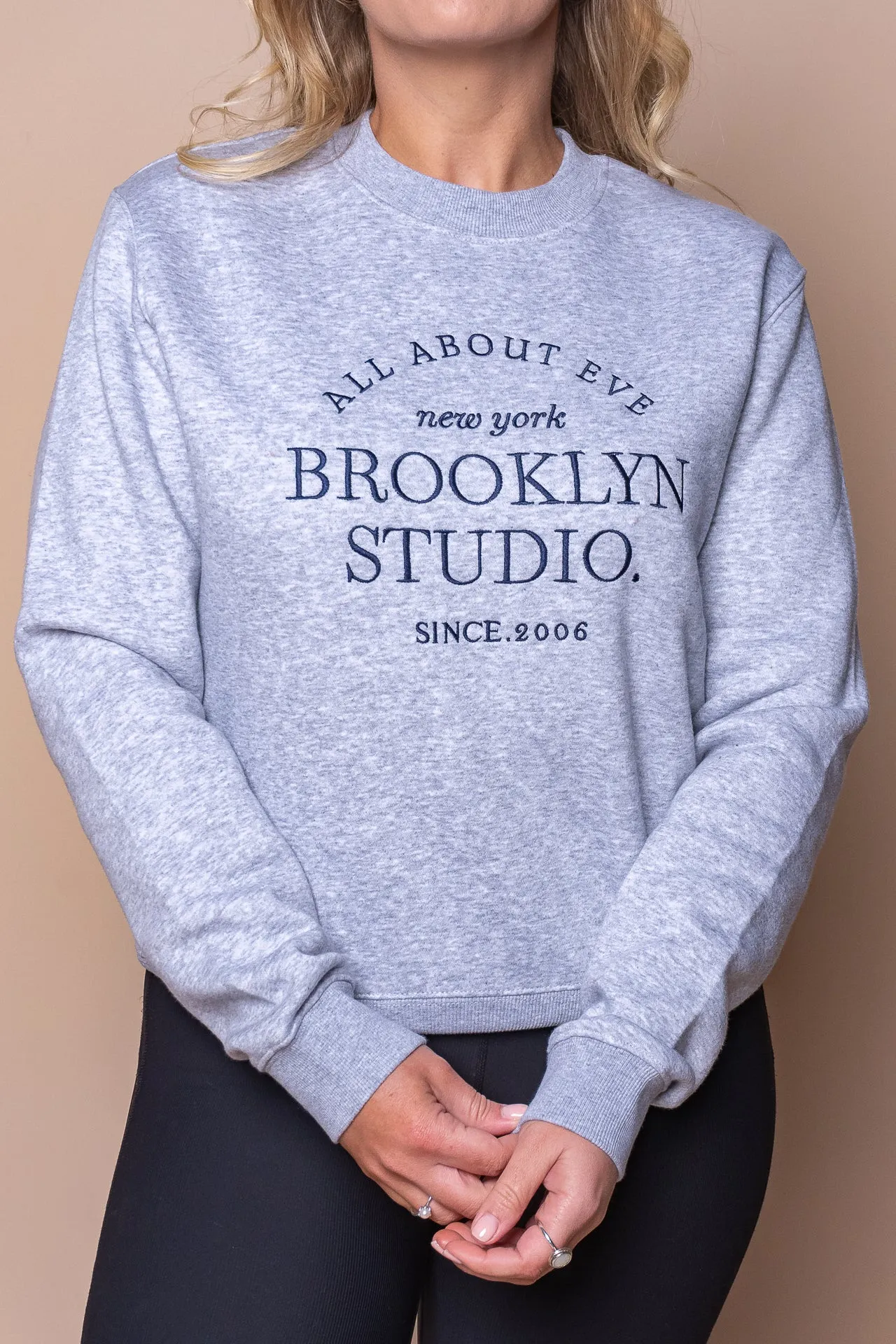 Brooklyn Regular Crew in Grey Marle - All About Eve sold by Always Alice product image thumbnail 2