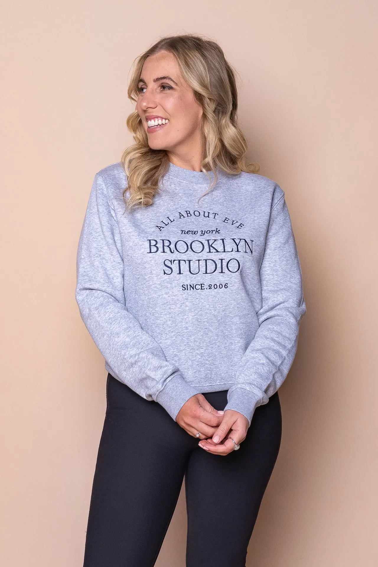 Brooklyn Regular Crew in Grey Marle - All About Eve sold by Always Alice