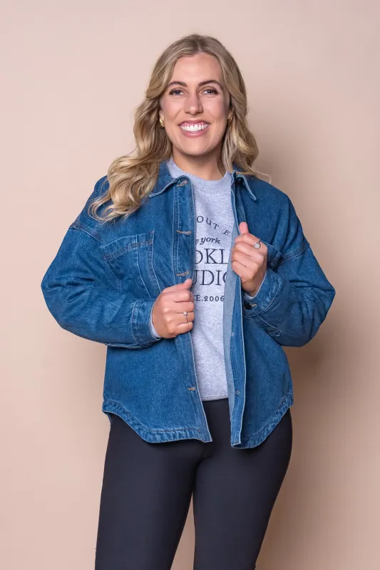 Dale Shacket in Heritage Blue - All About Eve sold by Always Alice