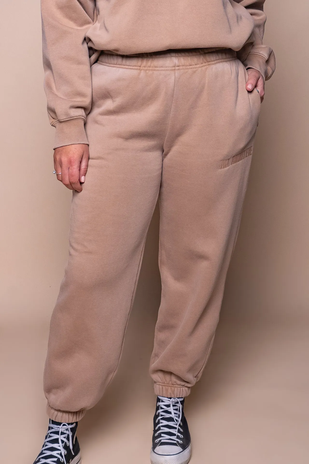 Vital Washed Trackpants in Tan - All About Eve sold by Always Alice