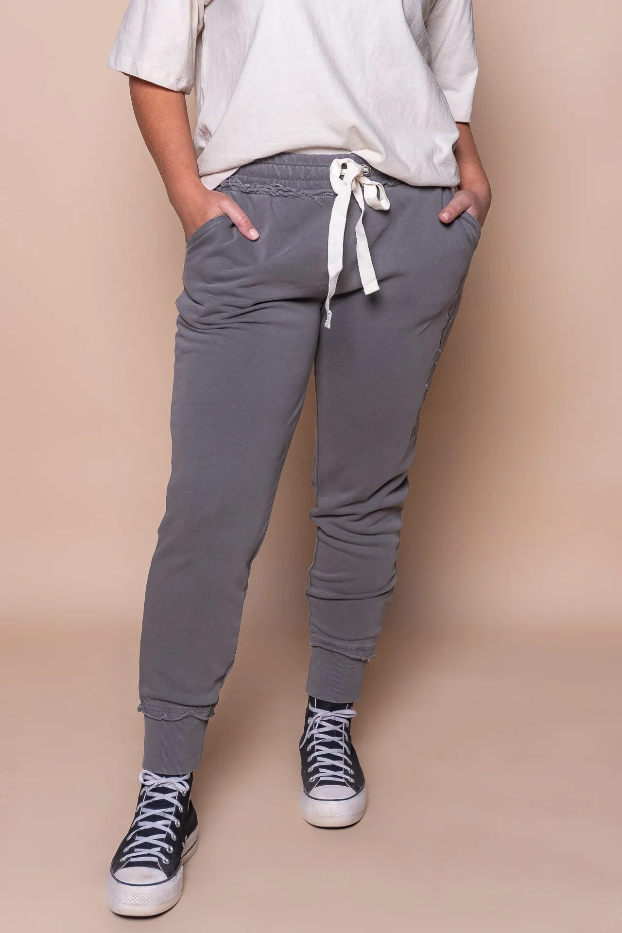 Simplified Track Pants in Iron - Foxwood sold by Always Alice product image thumbnail 3