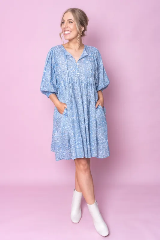 Isabel Dress in Light Blue - Final Sale sold by Always Alice