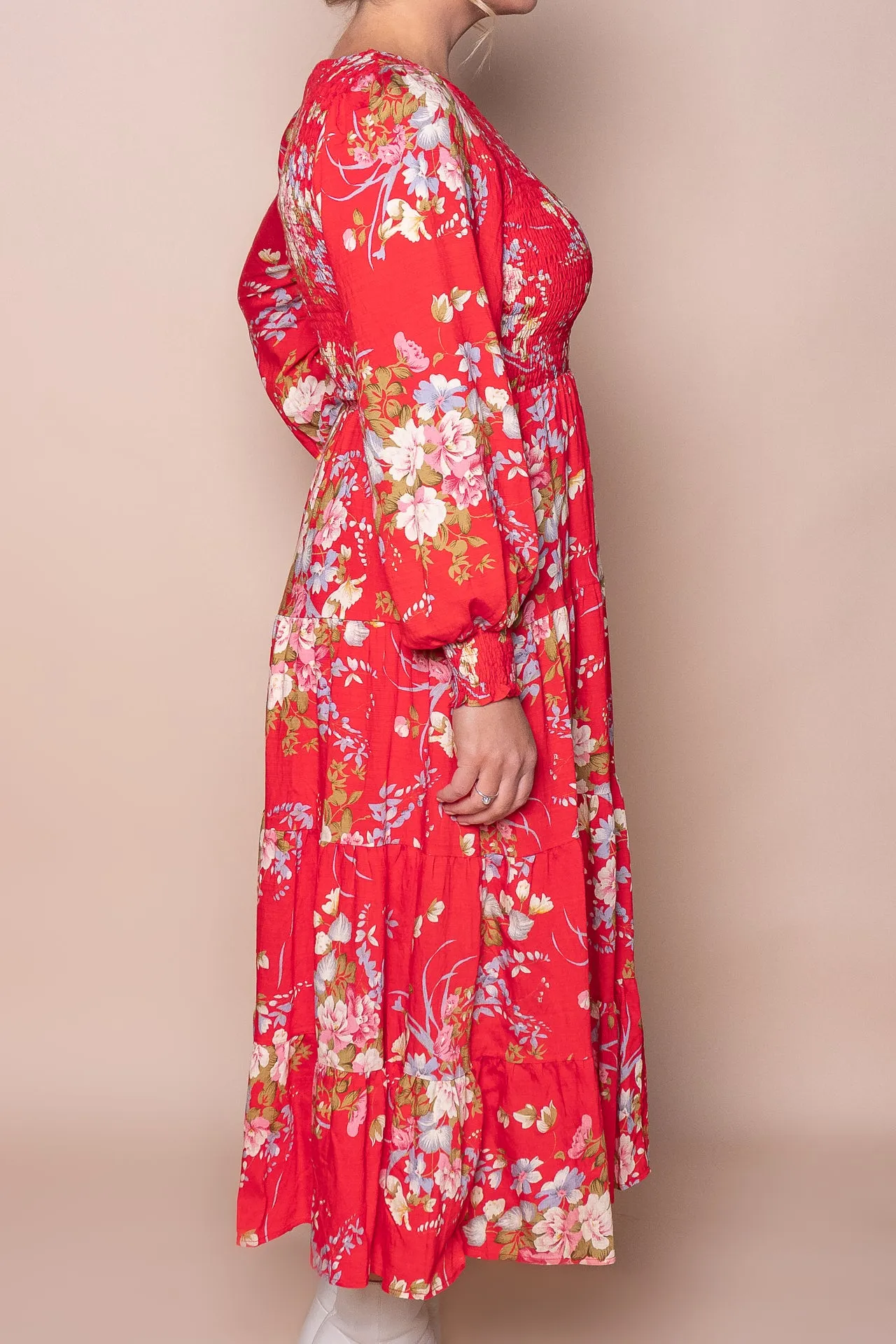 Marjorie Midi Dress in Red sold by Always Alice product image thumbnail 4