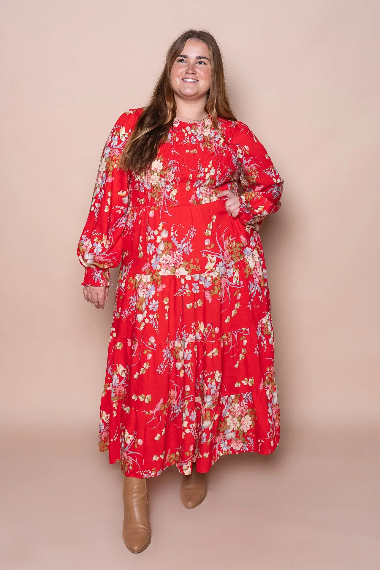 Marjorie Midi Dress in Red sold by Always Alice product image thumbnail 2